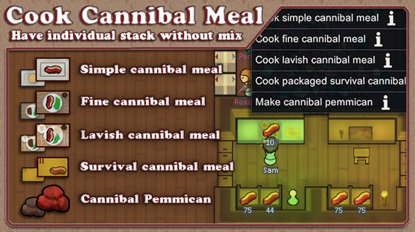 Cook Cannibal Meal