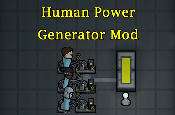 Human Power Generator Mod